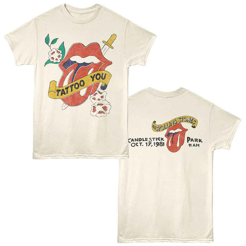 ROLLING STONES - (来日 35周年 記念 ) - Tattoo You (復刻ツアーTシリーズ) / バックプリントあり